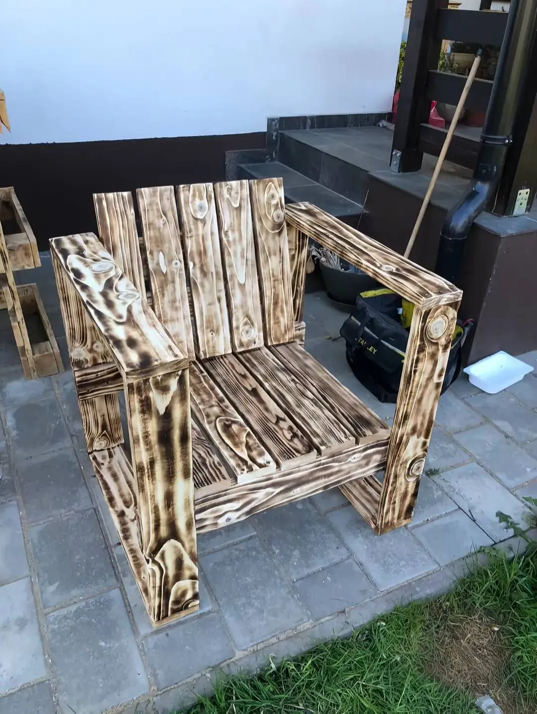 Vonkajšie kreslo na leňošenie vonku